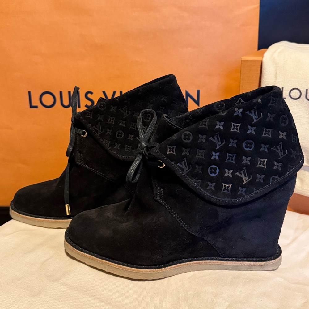 Louis Vuitton Fauvist — Suede Ankle Boots